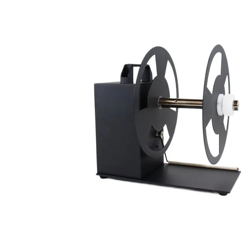Automatic Barcode Label Rewinder Machine Self Adhesive Sticker Roll Rewinding Device Bidirectional Adjustable Speed Paper