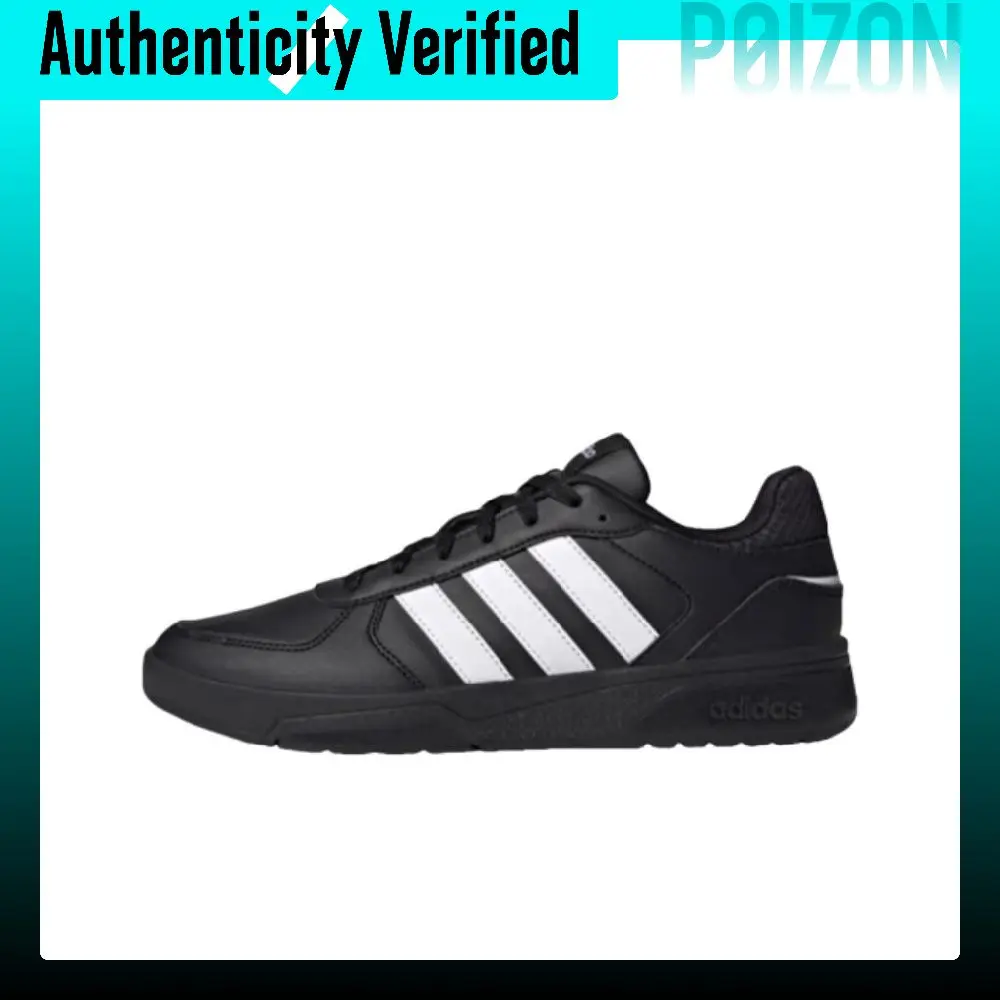adidas-courtbeat-synthetic-leather-low-top-skateboard-shoes-unisex-black-js3012