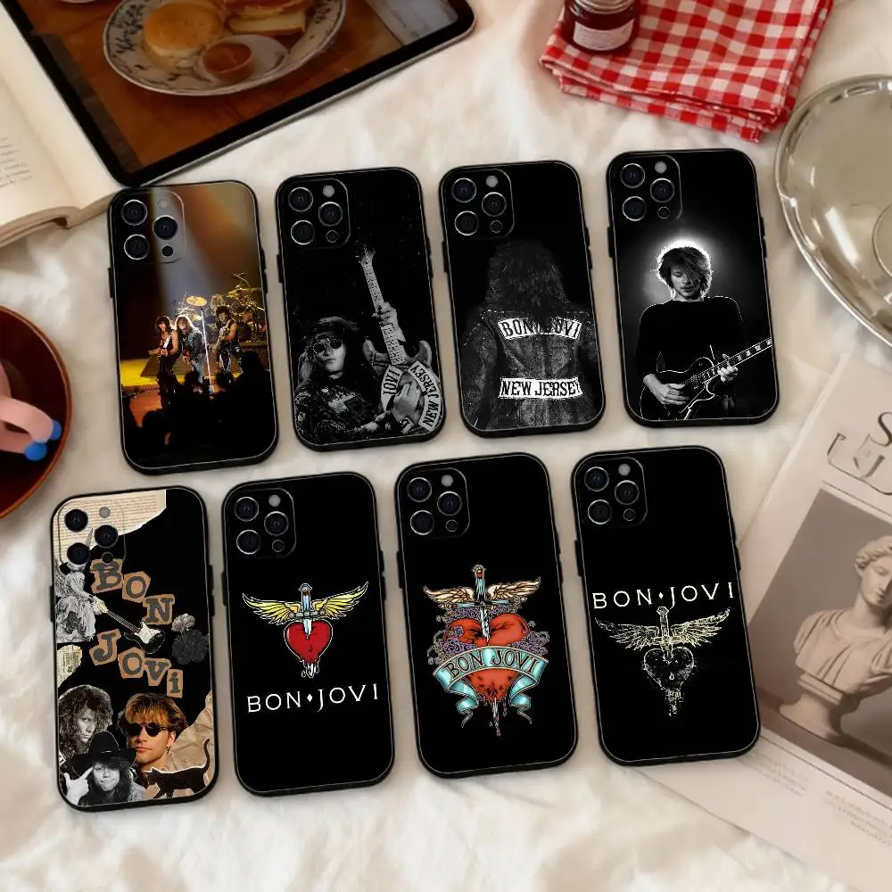 

L-Legendary B-Bon J-Jovi B-Band Phone Case Silicone Soft For IPhone 17 16 15 14 13 12 11 X XR Plus Pro Max Plus