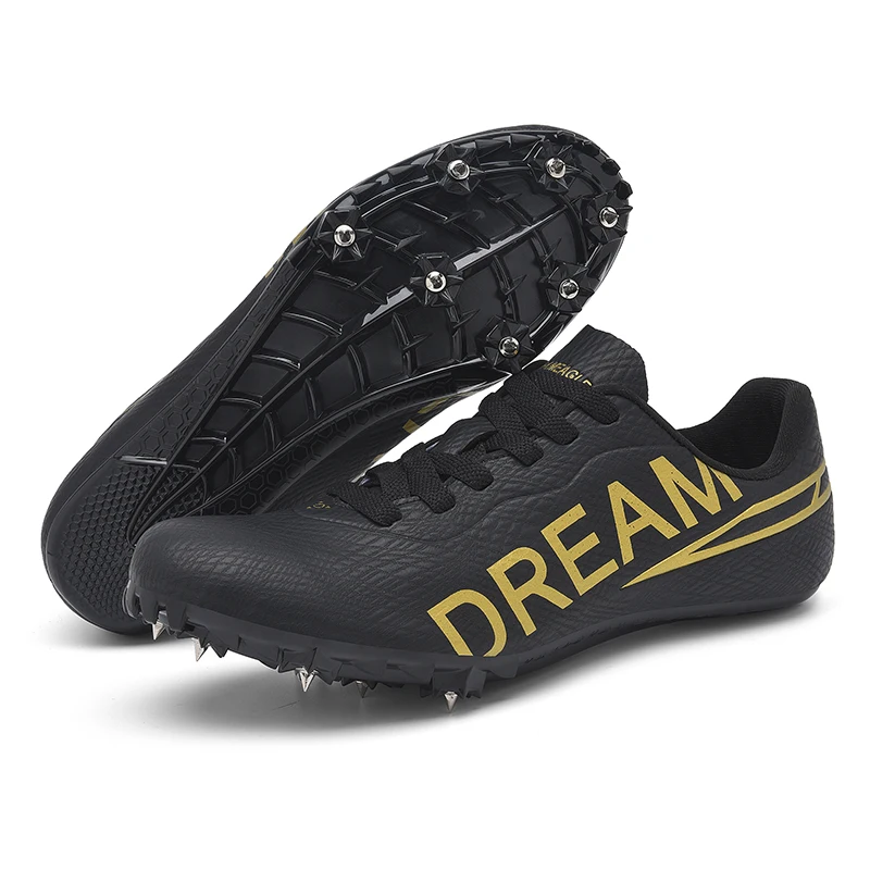 Dream Eagle Spikes Sprint Shoes Professional Lightweight Track Field Athletic Men Short Running Jumping Training Nails Sneakers