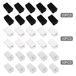 30pcs Spring Loaded Self Adhesive Clip Scrapbooking Lightweight For Office Sticky DIY Craft Wall Tapestry Christmas Decor Poster