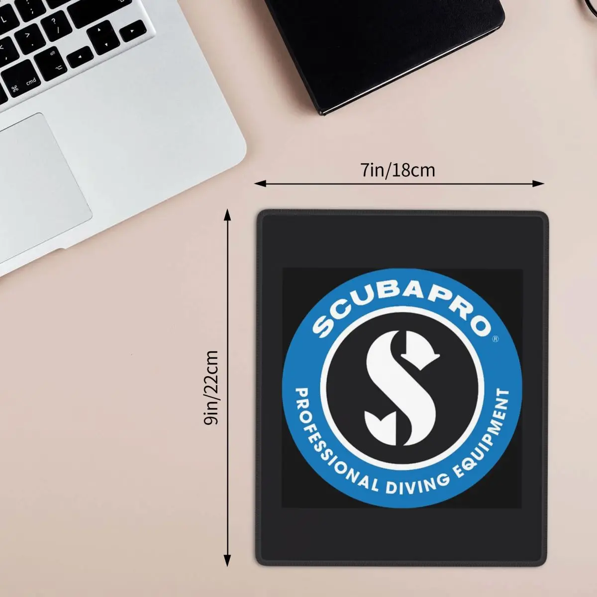 Scubapros Diving Logo Mouse Pad Computer Keyboard Mouse Mat Gaming PC Laptop Desk Mat Office Accessories