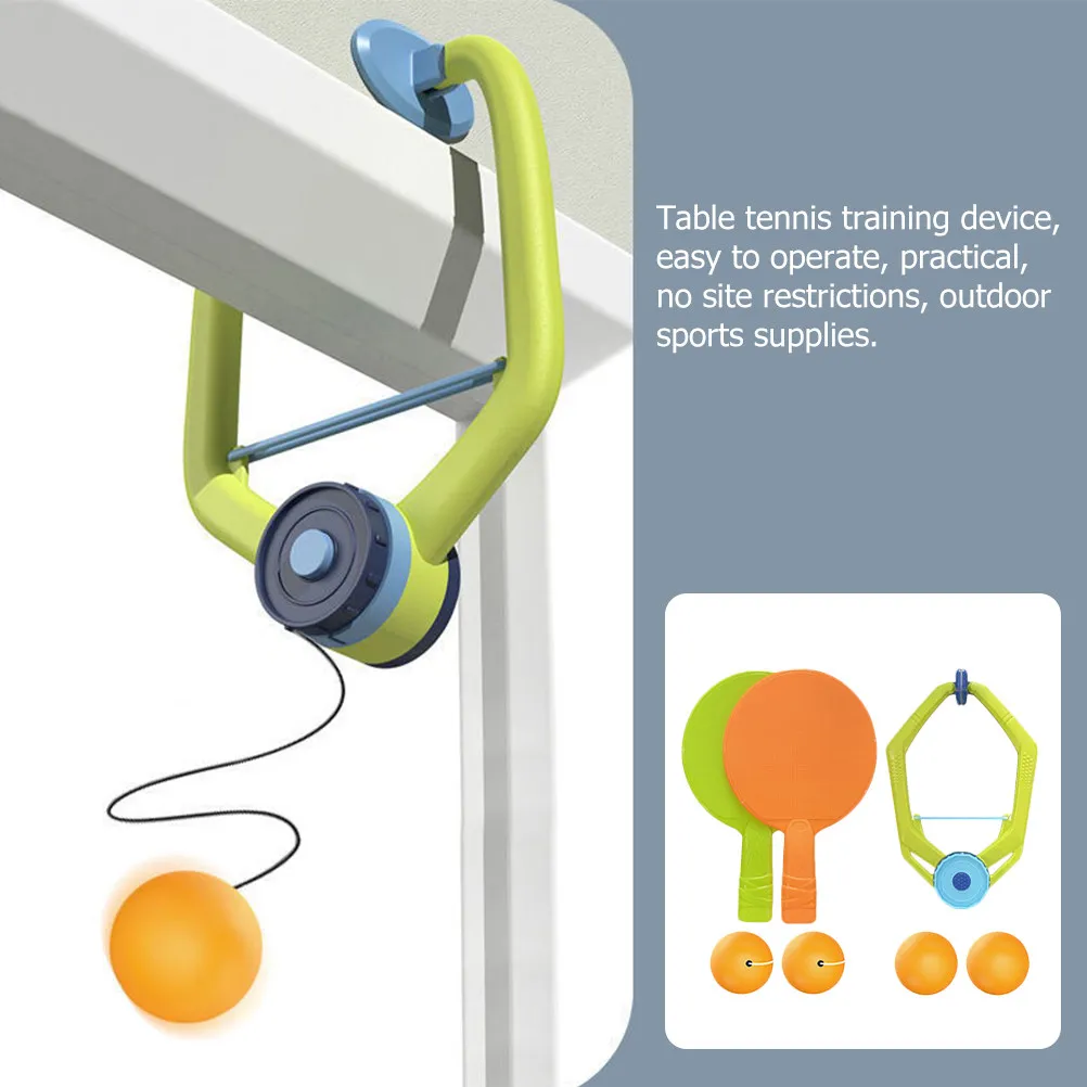 

1Set Table Tennis Trainer Hanging Interactive Device Indoor Outdoor Training Kit Exercising Coordination Game Supplies