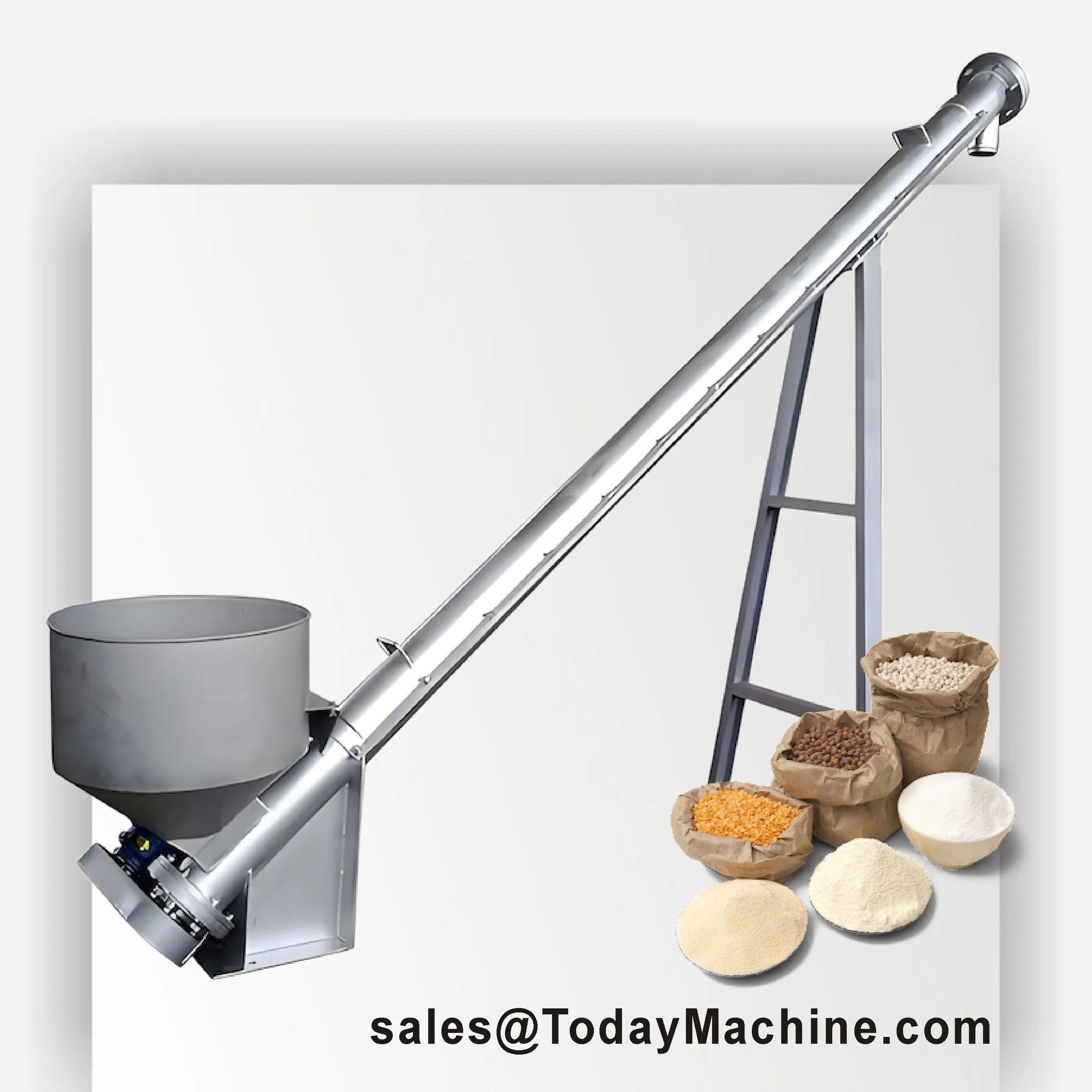 Plastic Screw Loader Feeder Quality Plastic Auxiliary Equipment Competitive Price Screw Conveyer