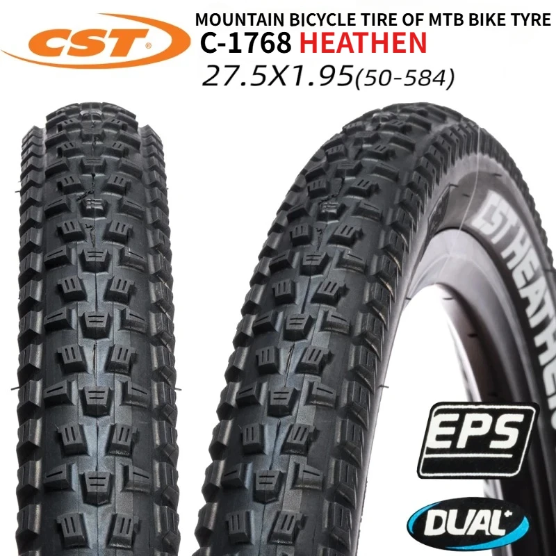 C-1768 27.5X1.95 50-584 HEATHEN MOUNTAIN BICYCLE TIRE OF MTB BIKE TYRE double compound C1768