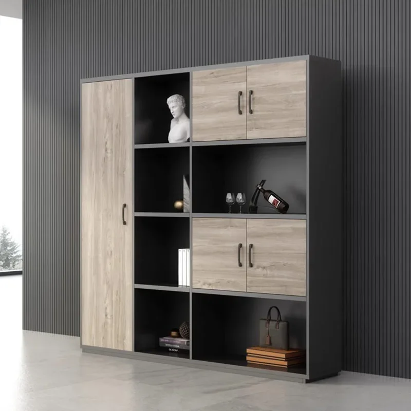 

Shelves Display Filing Cabinet Stand Tall Rangement Nordic Office Cupboards Open Modern Armoires De Salon Storage Furnitures