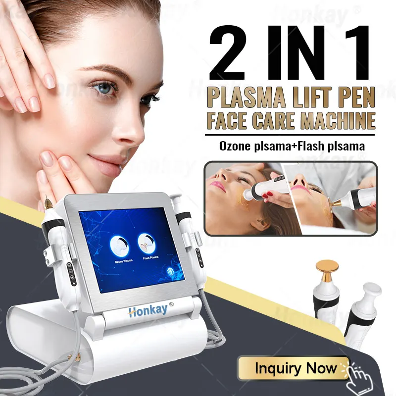 

Portable 2 In 1 Fibroblast Plasma Pen Spot Mole Removal Wrinkle Removel Anti-aging Ozone Plasma Shower Skin Care Machine