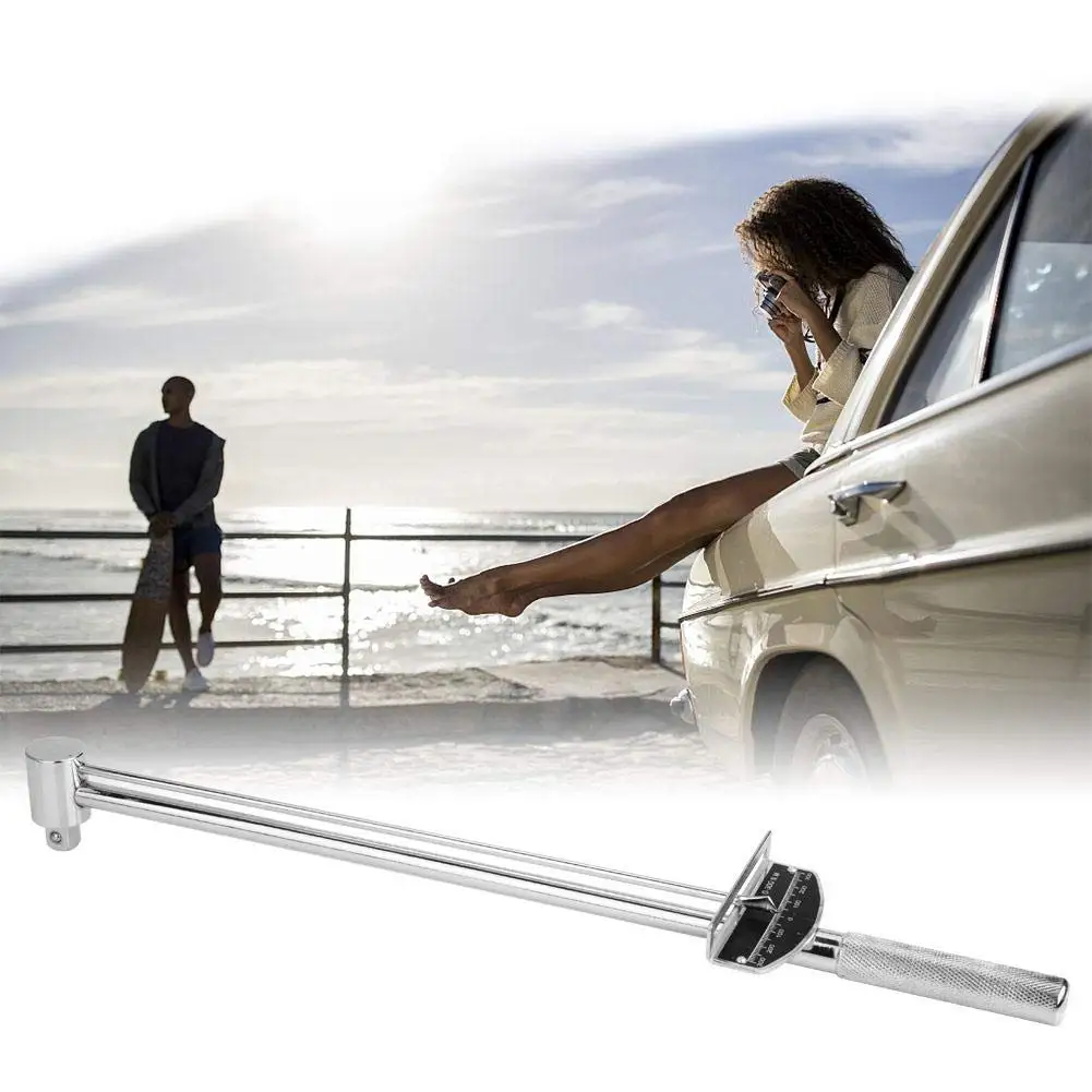 

Torque Wrench, Made of Chrome Vanadium Steel, Adjustable, Suitable for Car Repair and Tire Assembly Beam-Type Torque Wrench with Built-In Standard and Metric Scales, Suitable for Various Applications Such as Automobiles, Motorcycles, Bicycles, and Boats. 