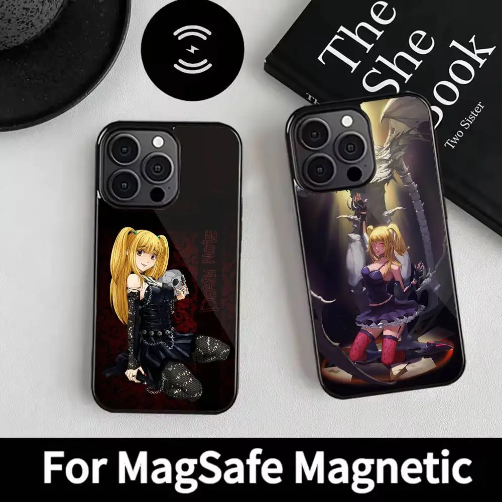

Misa D-Death N-Note Phone Case For iPhone 17,16,15,14,13,12,Plus,Pro,Max For Magsafe Magnetic Wireless Charge