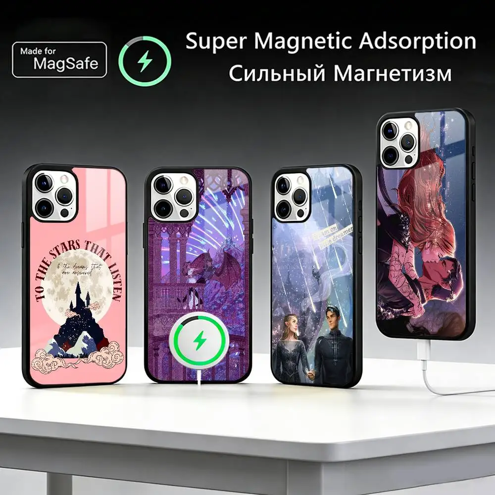 

Acotar A Court of M-Mist and F-Fury Phone Case For iPhone17,16,15,14,13,12,11 Plus,Pro Max, New Magnetic Wireless Charging