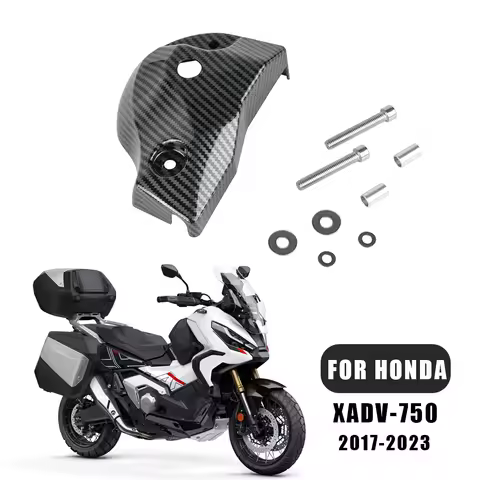 Motorcycle Accessories Rear Caliper Deck Cover For Honda XADV 750 X-ADV750 2017-2023 Brake Pump Protect Decor Guard Carbon Fiber