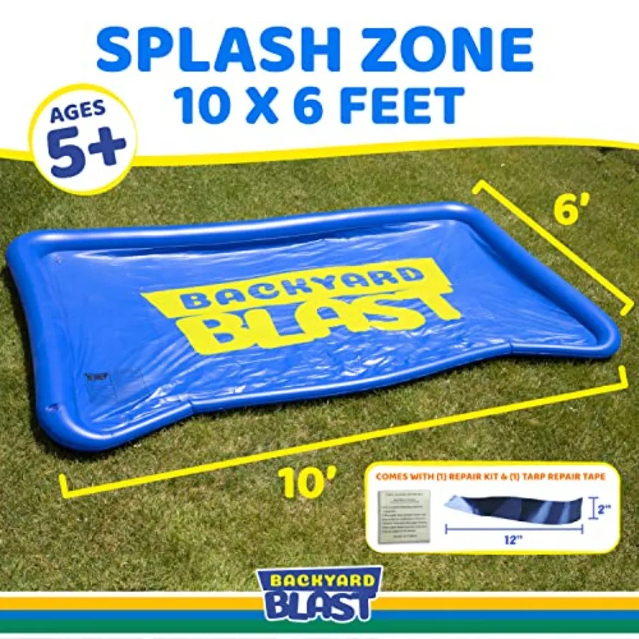 10' x 6' Splash Zone, Water Slide Splash Pad Accessory