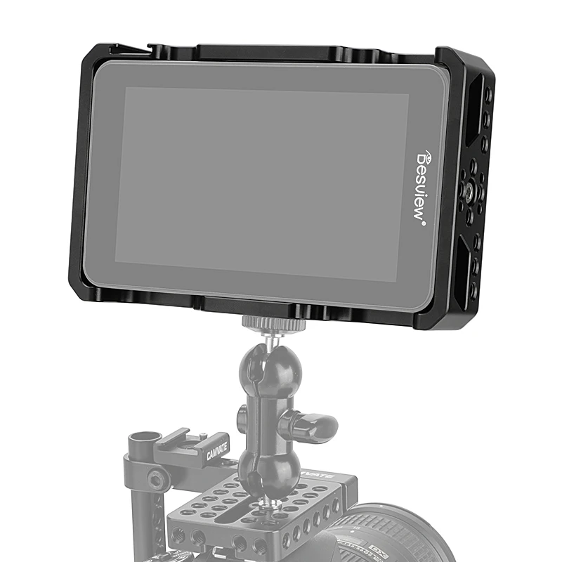 

KIMRIG Destview R6 UHB 5.5 Inch 2800nit 4K Monitor Protective Cage Kit (Exclusive Use) With 1/4" Mounting Points & Shoe Mount