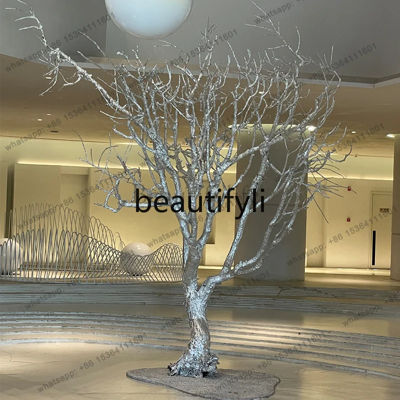 Natural branch modeling tree log color dead tree trunk fake tree ornament props landscaping