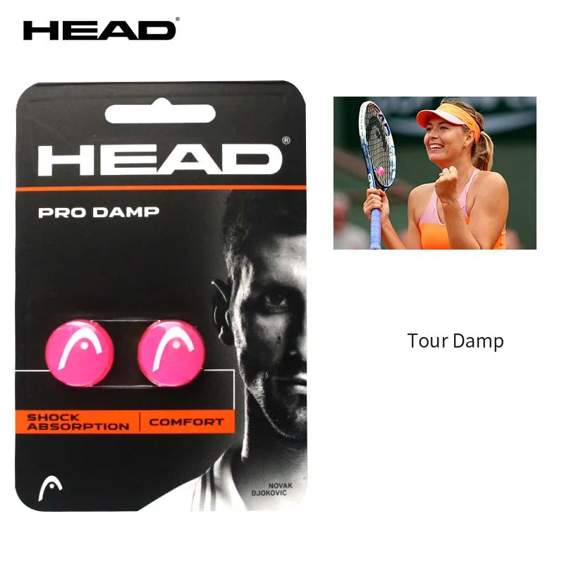 HEAD Tennis Racket Pro Damp Vibration Dampeners Silicone Anti-vibration Tennis Racquet Shock Absorber Shock Absorption Comfort