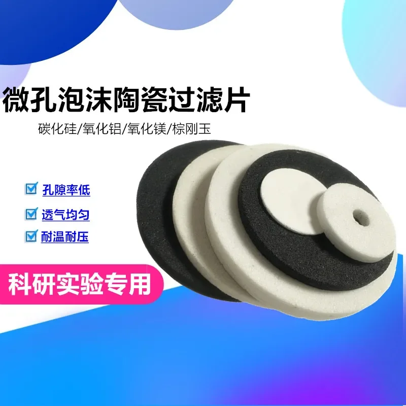 Nanoporous silicon carbide foam ceramic sheet