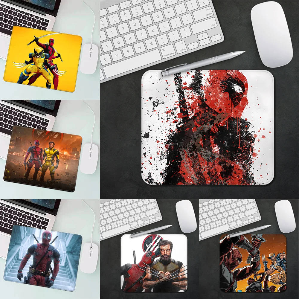 Podkładka pod mysz do gier Deadpool & Wolverine XS Mała podkładka pod mysz do gier PC Dekoracja pulpitu Biurowa podkładka pod mysz Dywanik na biurko