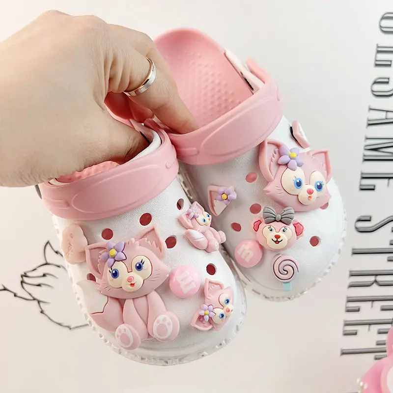 Disney Girls Cute Princess Summer outside wear girls non-slip shoes children baby summer slippers indoor home sandals