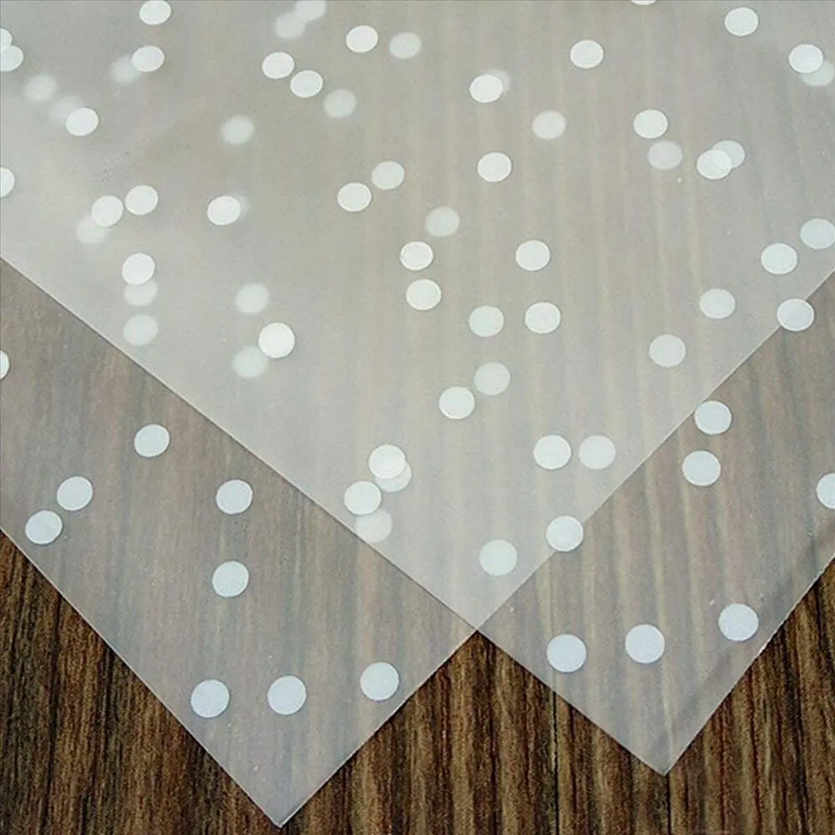 Rank! 2000 Pcs Self Adhesive Candy Bag Cookie Bags Self-Adhesive Sealing Polka Dot Clear Bags Plastic Party Bag for Cookie