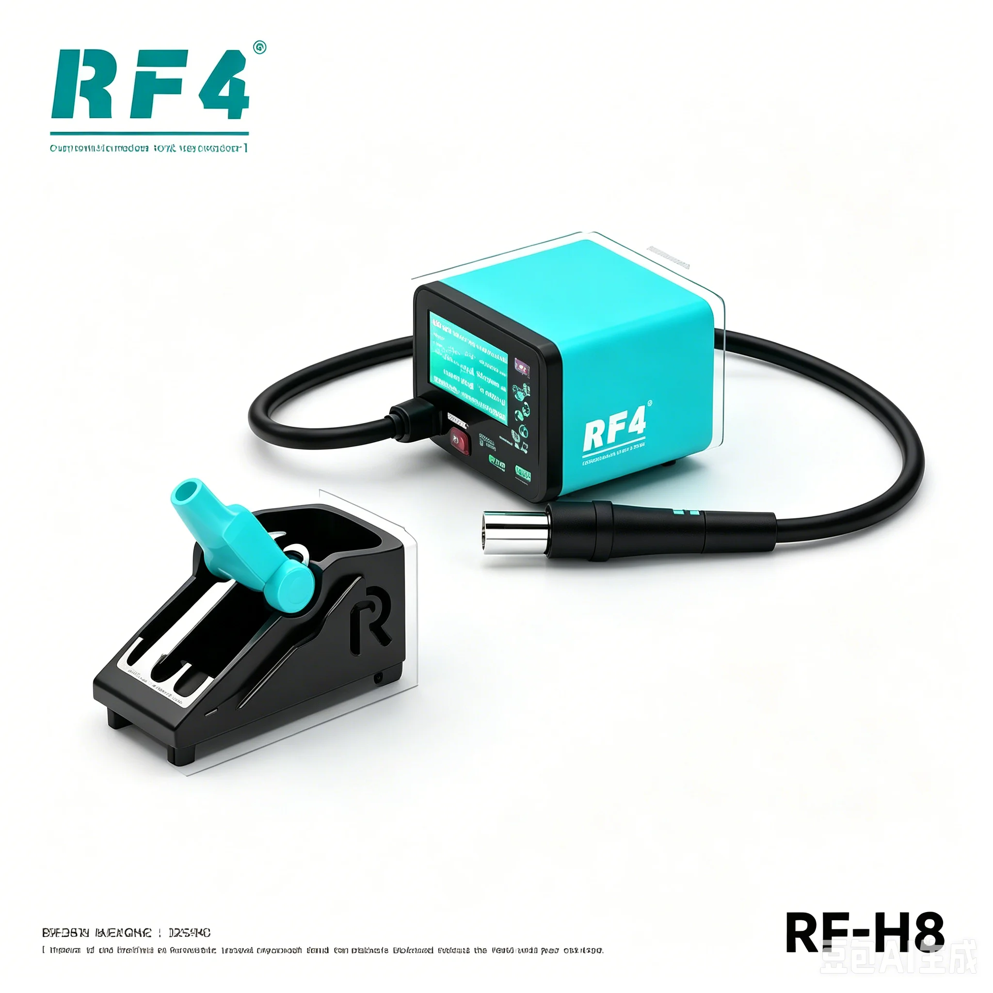 RF4 High-Power Smart Hot Air Gun Features a Unique Four-Channel Memory Function, Supporting Independent Settings for Three-