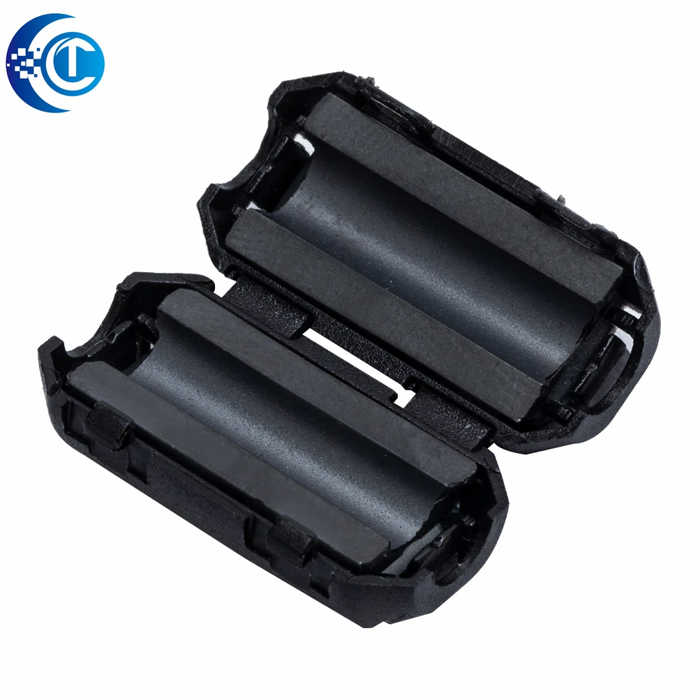 5mm Clip-On Ferrite Ring Core Noise Suppressor For EMI RFI Clip Cable Active Components Filters