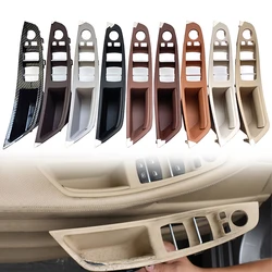 LHD 자동차 인테리어 드라이버 도어 당김 핸들 팔걸이 패널 트림 BMW 5 시리즈 F10 F11 F18 520 523 525 528 530