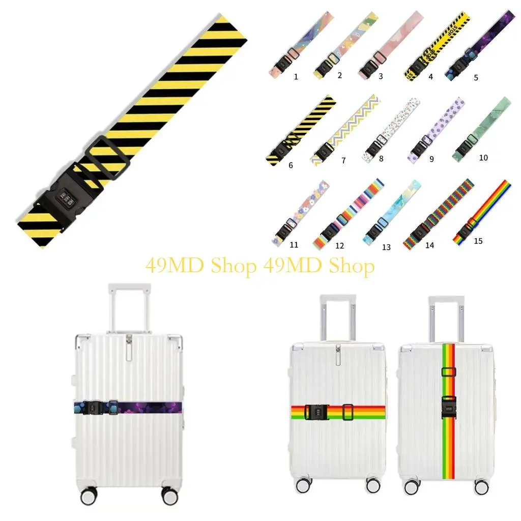 49md-コンビネーションロック付き荷物ストラップ-旅行に自信を与えるスタイリッシュなパッキングベルト