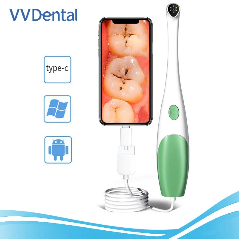 Intraoral Camera Visual Dental Instruments 3 in1 USB Dental Camera HD 480/1080P For IOS Android Teeth Inspection Oral Dental