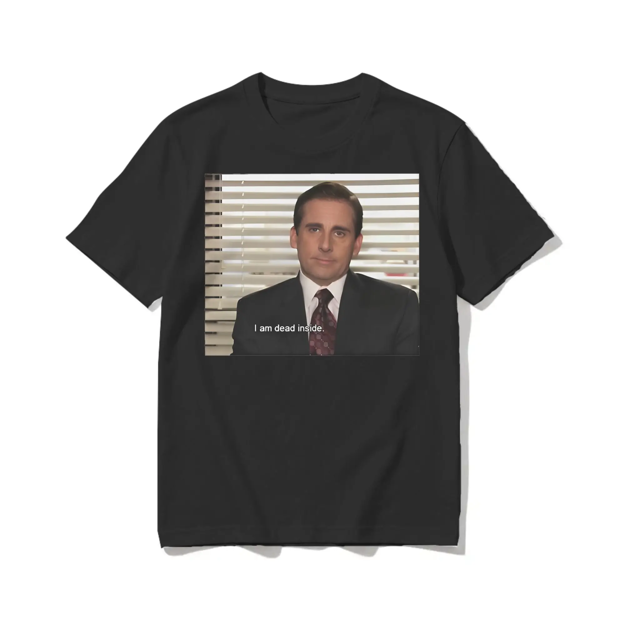 The Office TV Show Men Women T Shirt Michael Scott Crazy Tees Short Sleeve Round Collar T-Shirt Pure Cotton Gift Clothing