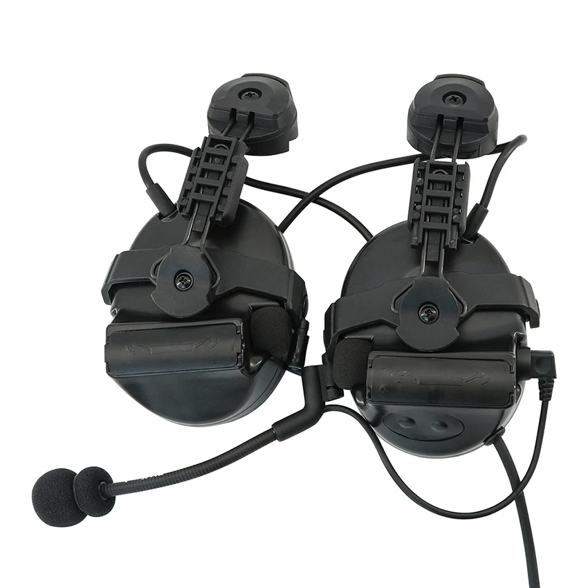 TS TAC-SKY COMTA الاتصالات التكتيكية C2 سماعة الصيد في الهواء الطلق مسدس هواء الرياضة خوذة جبل نسخة اطلاق النار سماعة #5