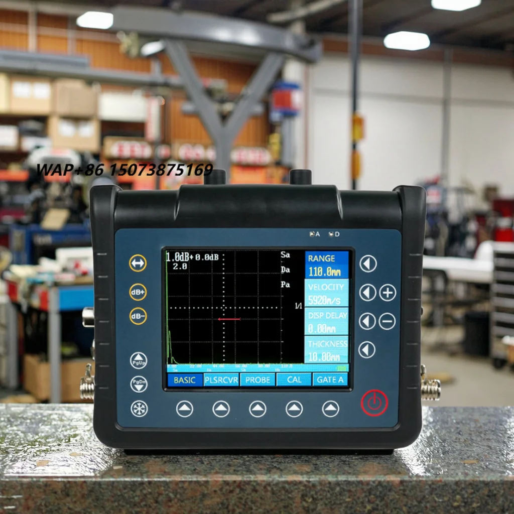 BRK Portable Handheld Electronic Anyscan 32 Flaw Detector IP54 Waterproof 110-240V Ultrasonic Welding Inspection UT Lab Video