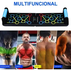 Portable Push Up Board Functional Training Equipment Bodybuilding Home Fitness Equipment Gym Push Up Bars Exercise Bodybuilding