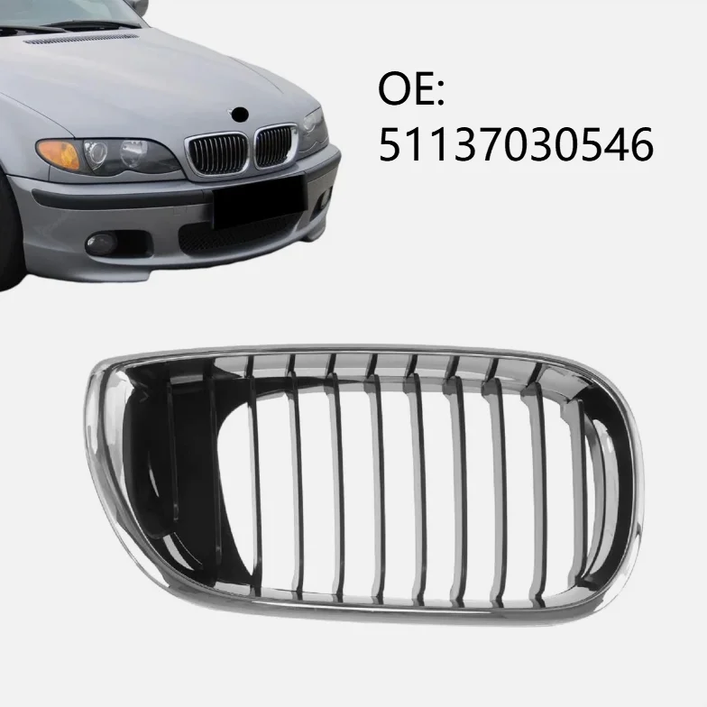 

/передний/бампер/решетка для BMW для 3 серии для E46 2002-2005, решетка левая или правая черная решетка, решетка для почек
