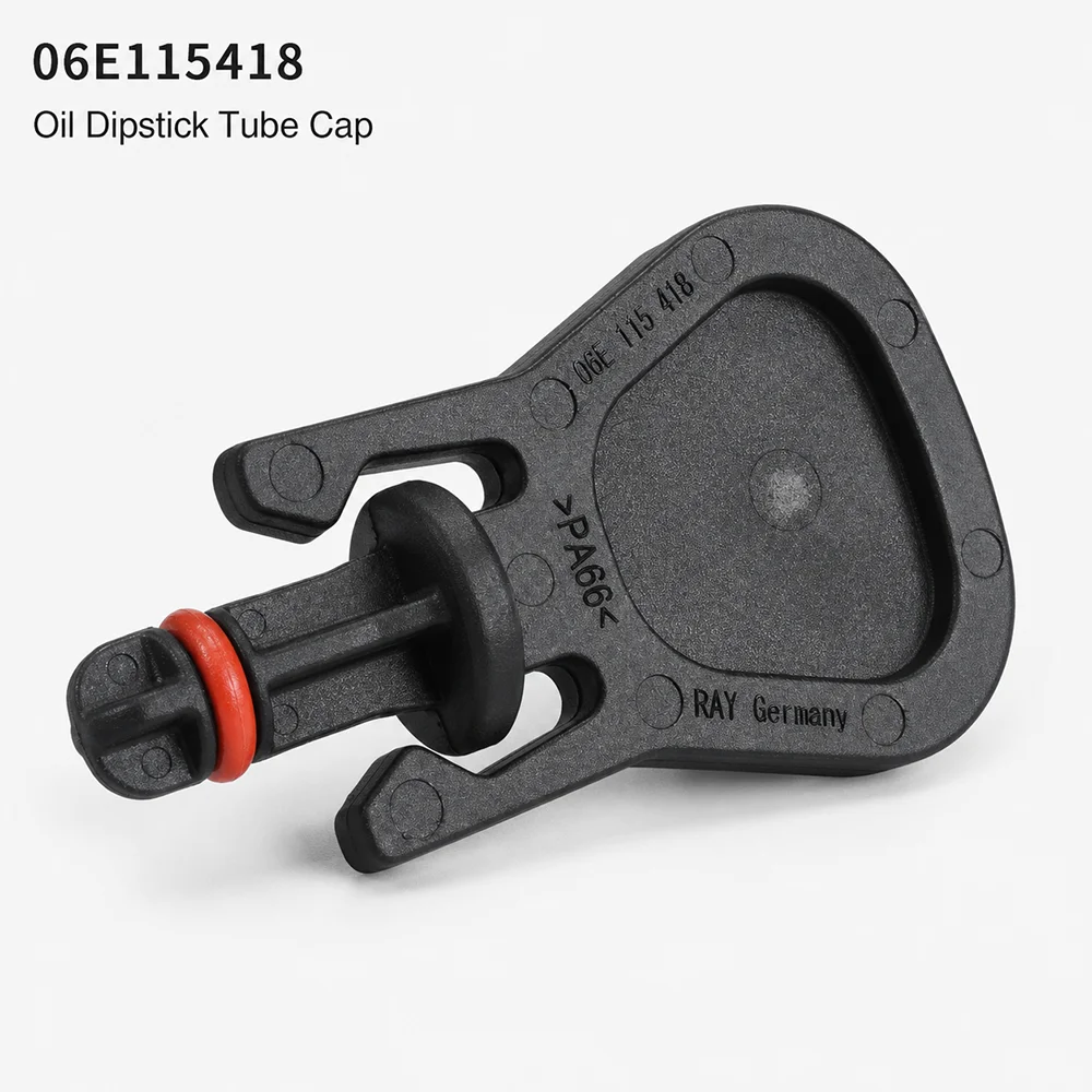 06E115418 Engine Oil Dipstick Tube Cap Plug for Audi A4 A5 A6 A7 A8 Q5 Q7 S4 S5 VW Touareg Porsche Cayenne