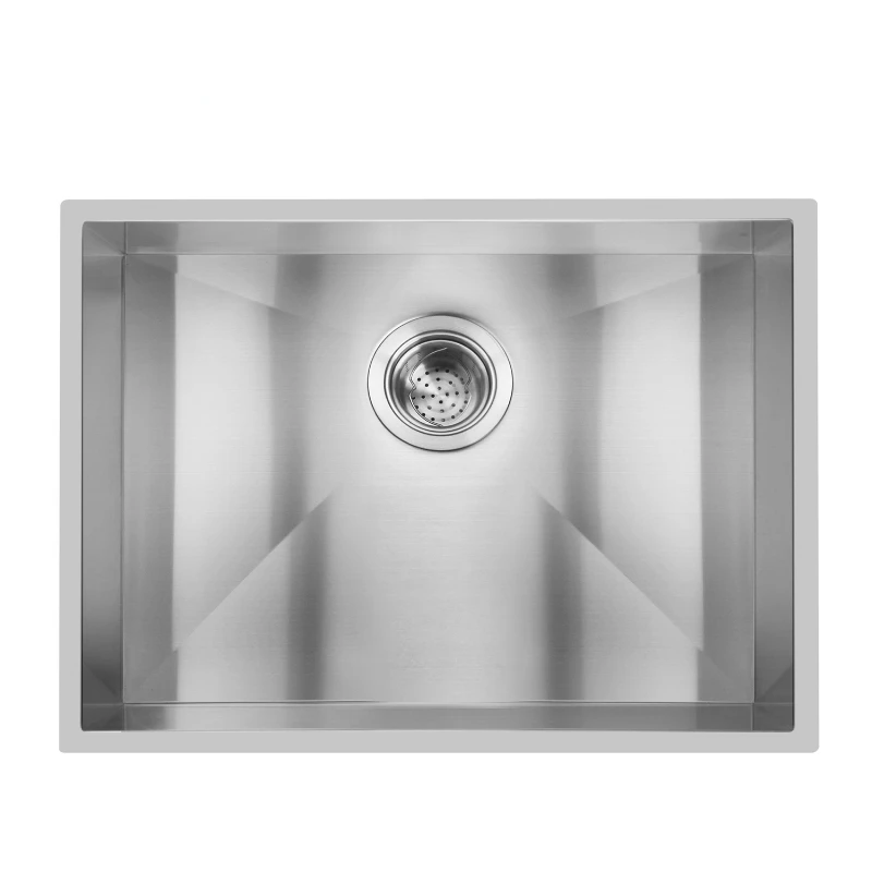 

Popular Product Handmade Stainless Steel 304 Undermount Single Bowl Basin Bathroom Kitchen Sink