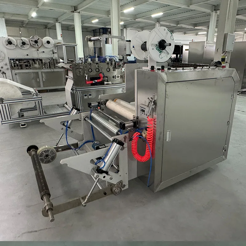 Machinery Equipment Small External Lever Automatic Sliding Overlapping Reeling And Cutting Machine Production Line