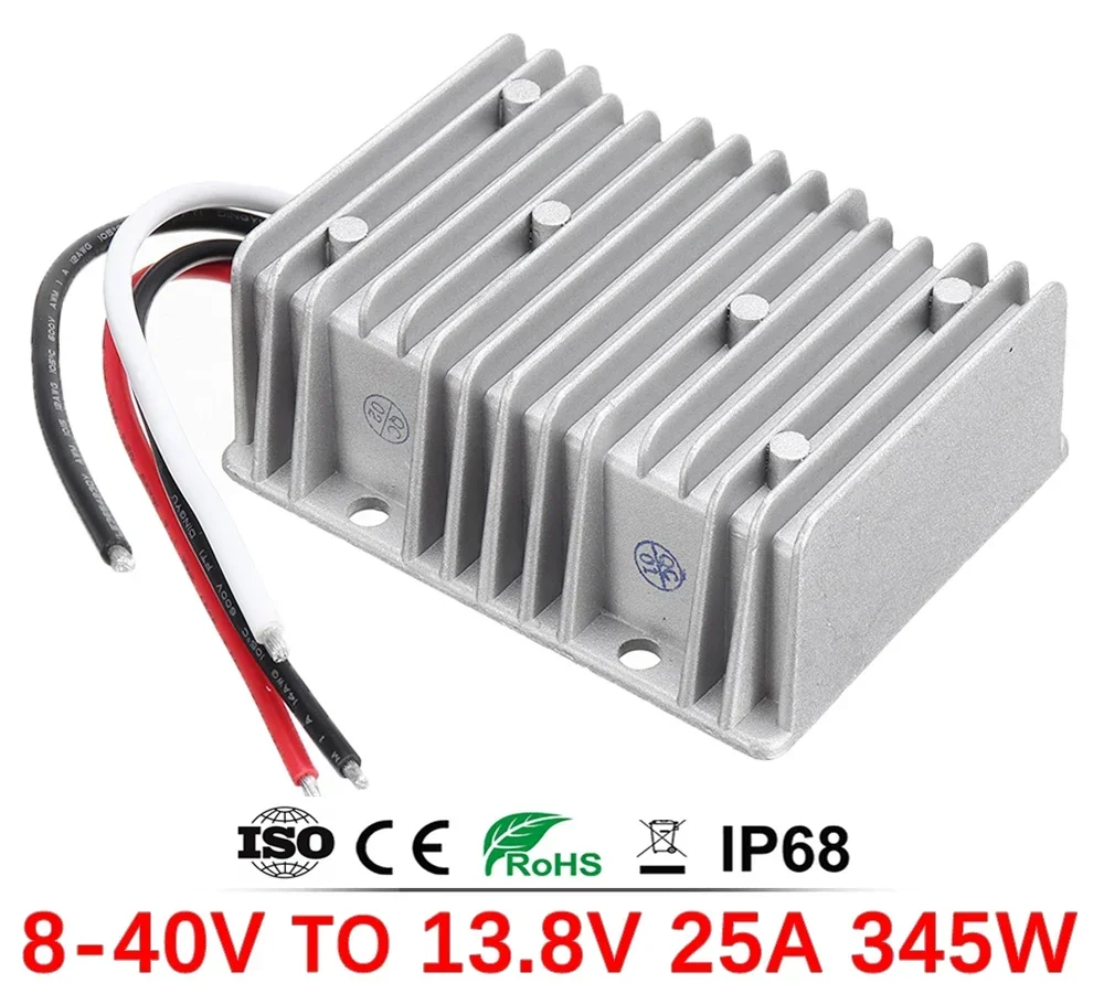 Dc Dc 8-40V Naar 13.8V 12V 30a 25a 20a 10a 6a 3a Regulator Buck Boost Converter Rohs Ce Voor Spanningsstabilisator Auto 'S Zonne-Energie