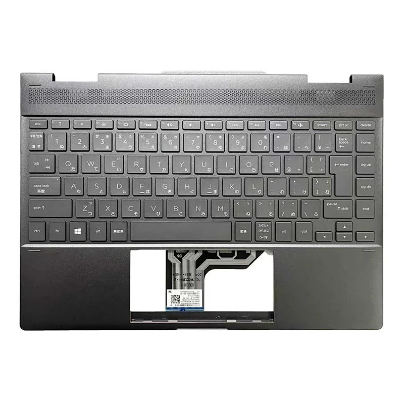 

Palmrest Upper Case With Japanese JP Layout Backlight Backlit Keyboard For HP Spectre X360 13-AE TPN-Q199