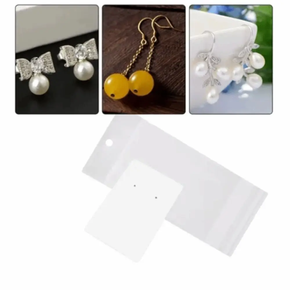 

100 шт. пустых картонных карточек для серег, черно-белые, 6x9 см, коричневые, для демонстрации брелоков и ожерелий