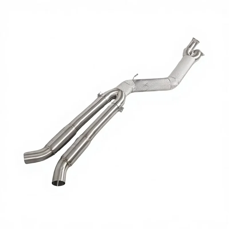 Stainless Steel Insulated Middle Exhaust Pipe G8X M2 M3 M4 2021-2024 High-quality Resonator Power Upgrade