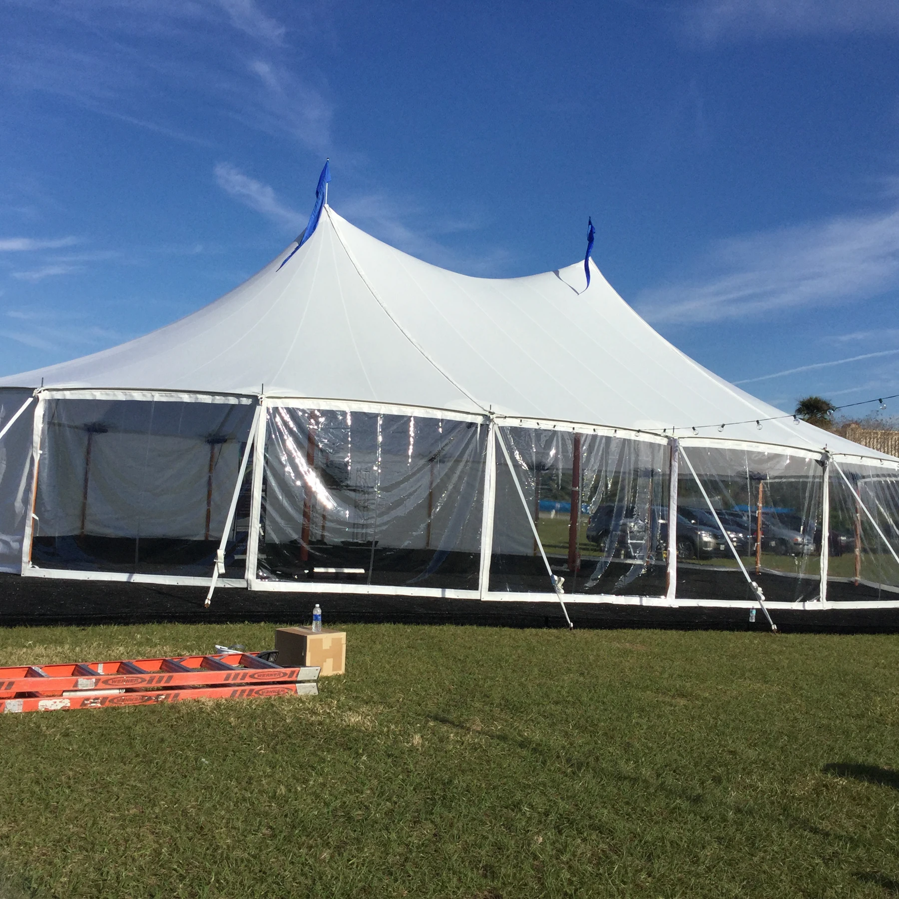 Large Marquee Party Tent Outdoor Waterproof Stretch Tent Wedding Tents for Events 300 People