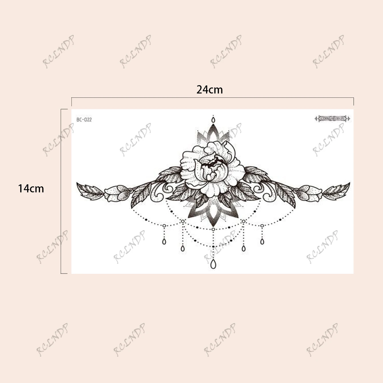 Wodoodporna tymczasowa naklejka na tatuaż z kwiatowym, geometrycznym wzorem wzory to seksowne fałszywe Tatto Flash Tatoo talia talia dla dziewczynek