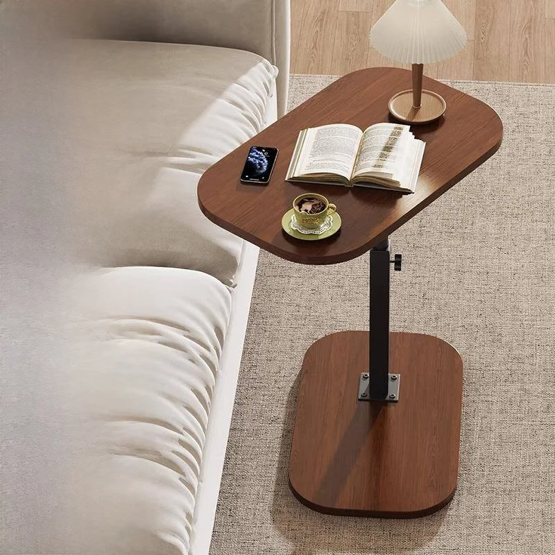 Elevating Rotating Coffee Table Portable Living Room Sofa Computer Desk Study Table Small Table Office Folding Bedside Desk