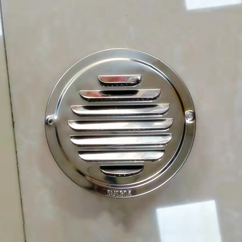 

Stainless Steel Rainproof Ventilation Duct Cap 80mm Flat Wind Hat for Kitchen Exhaust Prevents Water Easy Installation