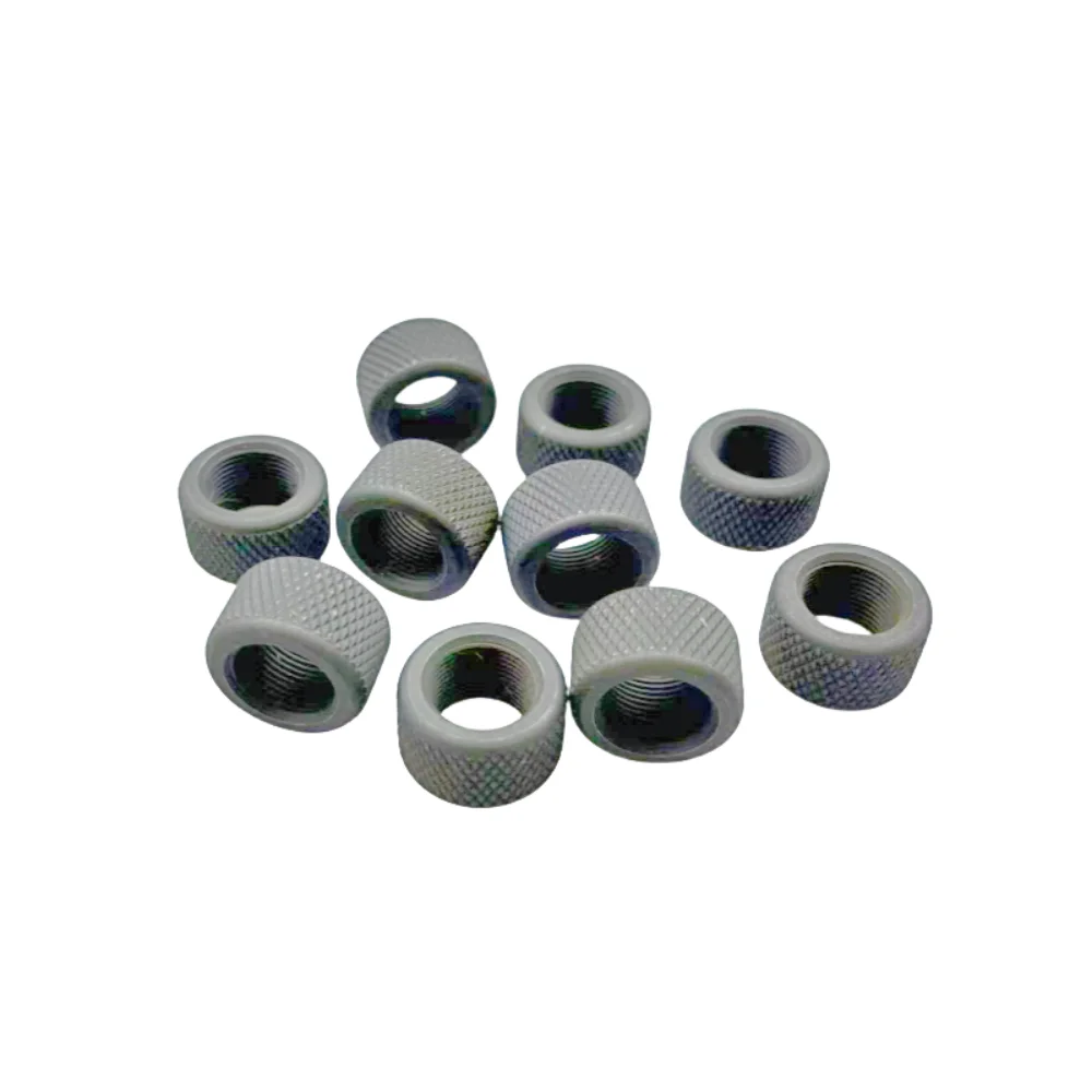 10 قطعة/الحقيبة 308 صامولة فولاذية، صامولة ملفوفة، 5/8-24 واقي خيط