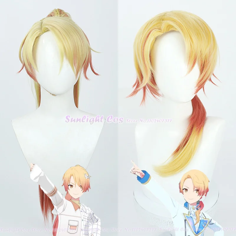 

Anime Cosplay Tenma Tsukasa Cosplay Wig 95cm/60cm Wig Heat Resistant Synthetic Hair Wig + Wig Cap