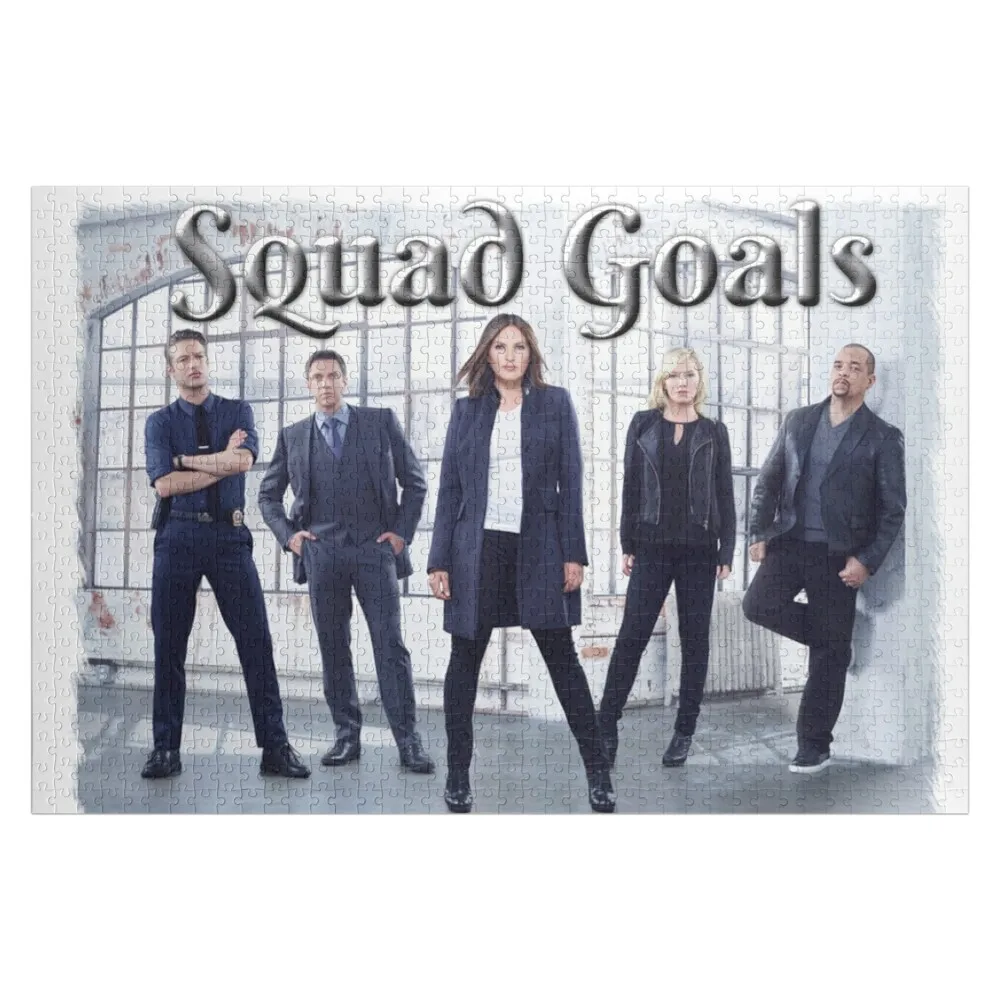 

Squad Goals - SVU Jigsaw Puzzle Personalised Name Wooden Toy Personalized Gifts Puzzle