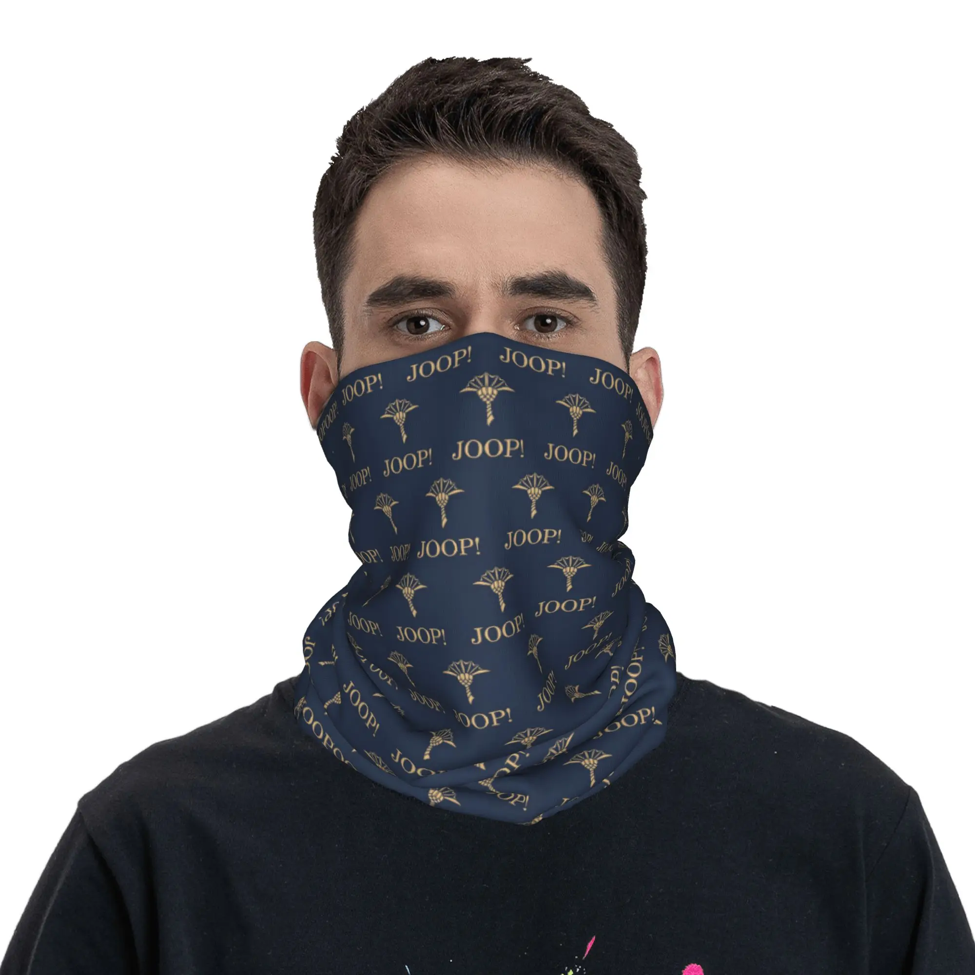 

Custom J-joops Bandana Winter Neck Warmer Men Windproof Wrap Face Scarf for Ski Gaiter Headband