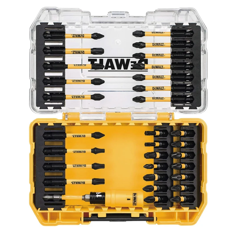 Imagem -03 - Dewalt de Madeira Acessórios para Ferramentas Elétricas Original Dt70739t-qz Bit Grupo 25 Mm57 mm Ph1 Pz1 T20 25 30