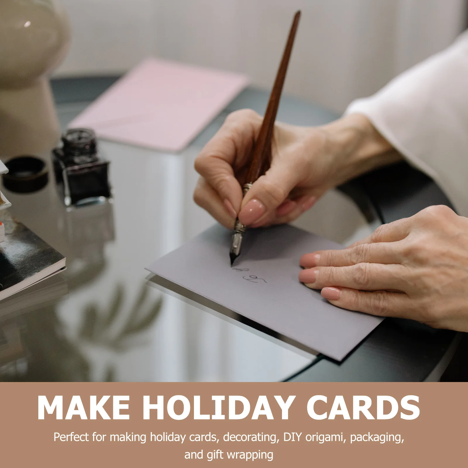 

240Pcs Vintage Letter Paper Retro Design Scrapbook Papers for DIY Craft Cards Making Gift Wrapping Decorative Material